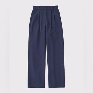 A&F Sloane Tailored Wide Leg Pant | Size 26 Regular | Curve Fit